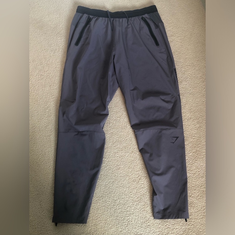 Gymshark Men’s Charcoal Joggers with Subtle Logo